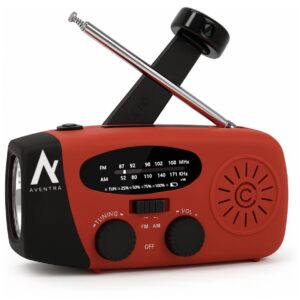 Aventra Noodradio Rood